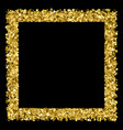 gold glitter texture vector image