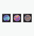set of abstract trendy backgrounds vector image vector image