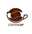coffee cup logo concept design symbol graphic vector image vector image