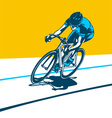 biker vector image