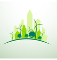 green city vector image vector image