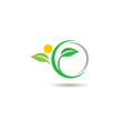 ecology logo vector image