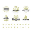 summer holidays typography inspirational quotes vector image