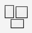 photo frames set vector image