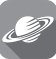 planet icon vector image