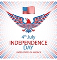 4th july independence day and for presidential vector image