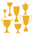 trophy vector image vector image