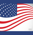 image of american flag usa united states symbol vector image