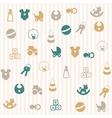 baby seamless pattern vector image