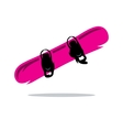 snowboard cartoon vector image