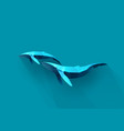 whale family vector image vector image