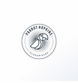parrot logo template ready to use vector image
