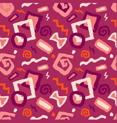 Colorful seamless doodle art pattern Royalty Free Vector