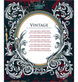 vintage frame vector image