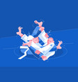 jiu-jitsu athletes fighting vector image vector image