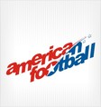 american football logo image symbol vector image vector image