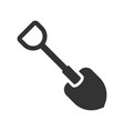 digging shovel icon vector image vector image