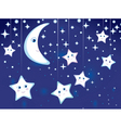 starry night vector image vector image