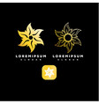 elegant ornament logo design ready to use vector image vector image