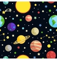 space seamless pattern vector image