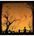 halloween background vector image vector image