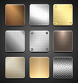texture metal vector image vector image