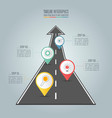 timeline infographic business concept with 4 vector image