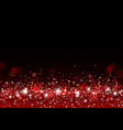 christmas background concept design of red gitter vector image