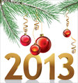 happy new year background vector image