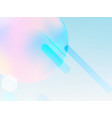 blue geometric abstract background vector image