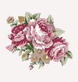 vintage roses design element vector image