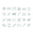 auto service icon automotive mechanic car parts vector image vector image