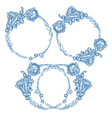 flower bouquet templates vector image