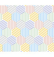 hexagon pattern seamless pattern vector image