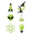scientific icon vector image