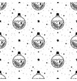 seamless pattern mystical poison with moon vector image