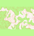 topography map contour line abstract terrain vector image
