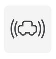 car security icon vector image vector image