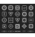 monogram luxury logo template vector image vector image