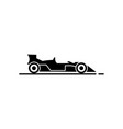 racing car icon vector image