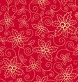 christmas pattern vector image
