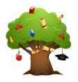 education tree vector image vector image