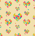 hearts pattern vector image vector image