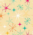 retro starry pattern vector image vector image