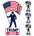trump 2020 campaign symbol vector image