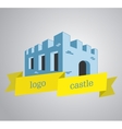 logo castle vector image