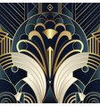 abstract art deco seamless pattern vector image