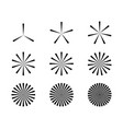 graphic element dividing whole object vector image vector image