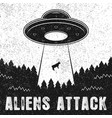aliens attack vector image vector image