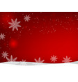 christmas and new year background vector image